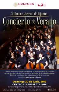 Sinfónica Juvenil de Tijuana: Concierto de Verano en el CECUT, con el Cuarteto José White como invitados especiales