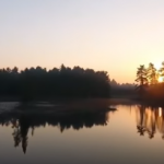 Acampando en reserva animal protegida en Canada