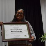 La instructora de lengua kumiai Yolanda Meza Calles habló en Cecut de la recuperación y fortalecimiento de su idioma Yolanda Meza Calles