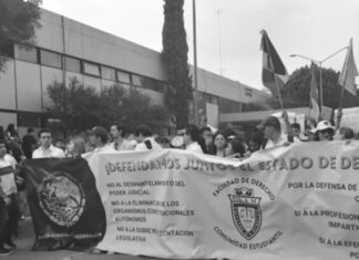 protesta estudiantes