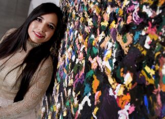 Samara Colina, artista ganadora de la Trienal de Tijuana: 2. Internacional Pictórica.