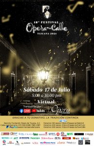 Baja California celebrará de forma virtual el 18º Festival Ópera en la Calle 2021