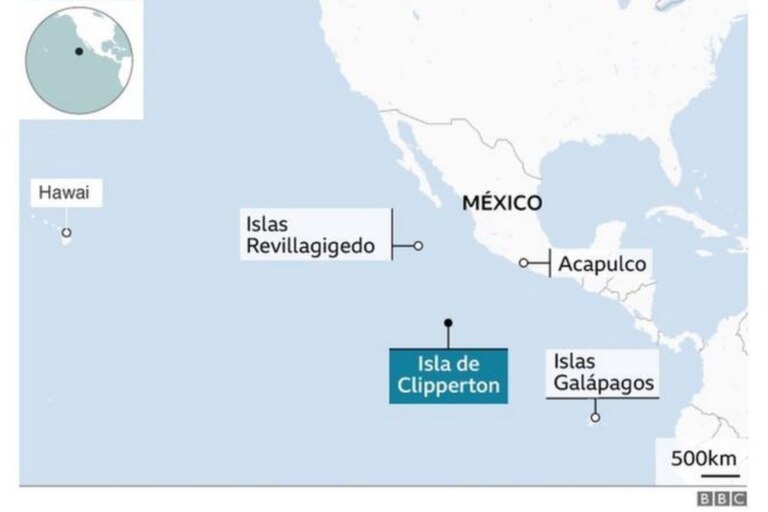 La ciudad en tierra firme más cercana a Clipperton es Acapulco
